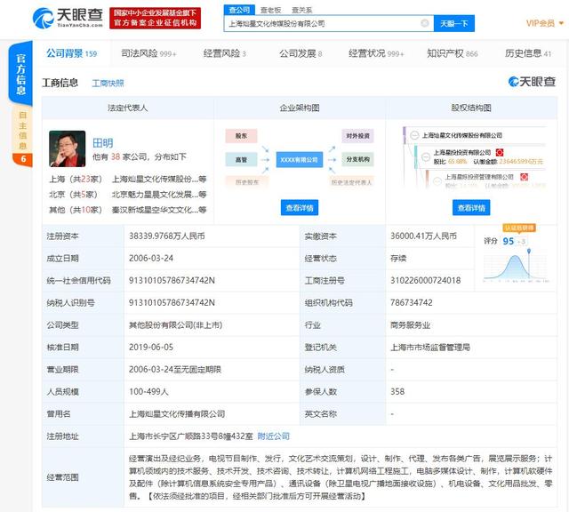 被執(zhí)行超588萬 燦星文化陷入財(cái)務(wù)迷霧，文化藝術(shù)經(jīng)紀(jì)代理面臨挑戰(zhàn)